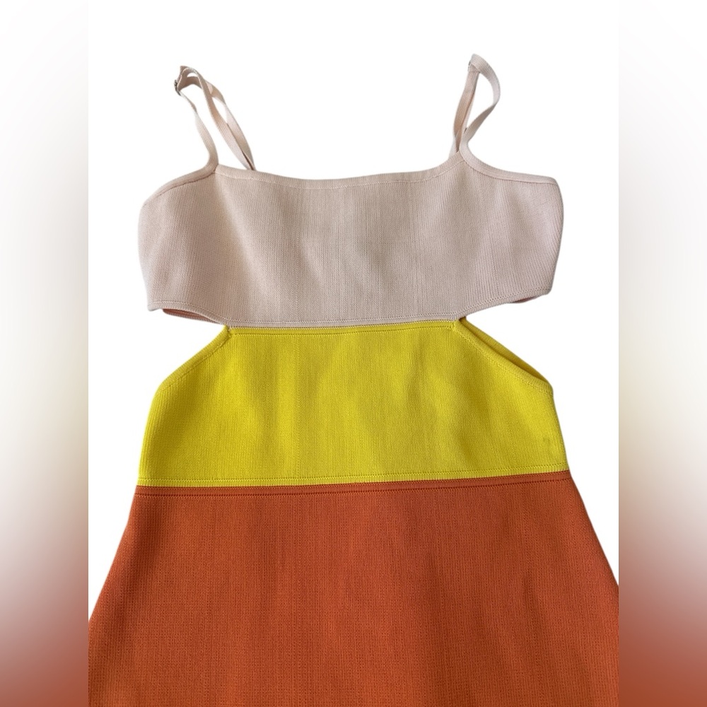 NWT ENDLESS ROSE Colorblock Cutout Mini Dress - Picture 5 of 10